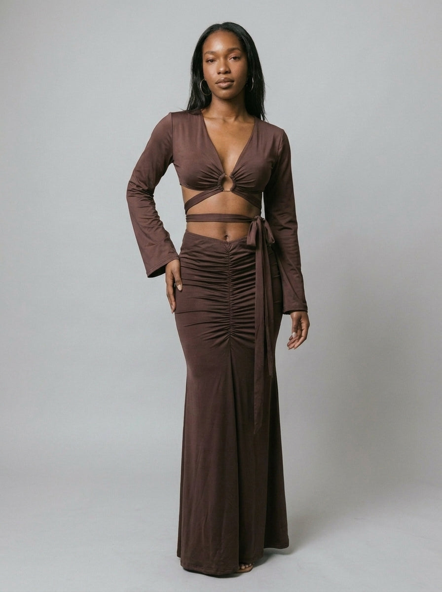 Layla Ring Cutout Maxi Set