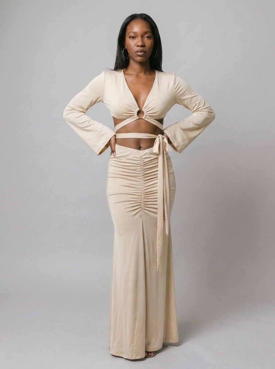 Layla Ring Cutout Maxi Set
