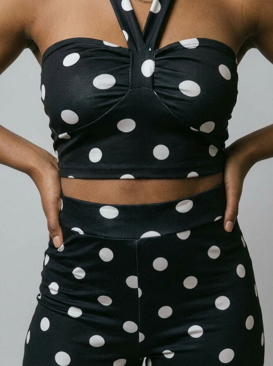 Kiana Polka Dot Two-Piece Set