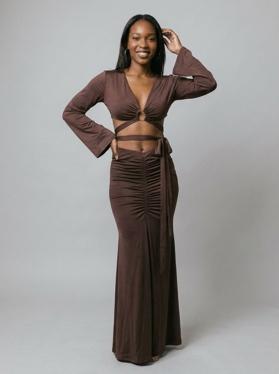 Layla Ring Cutout Maxi Set