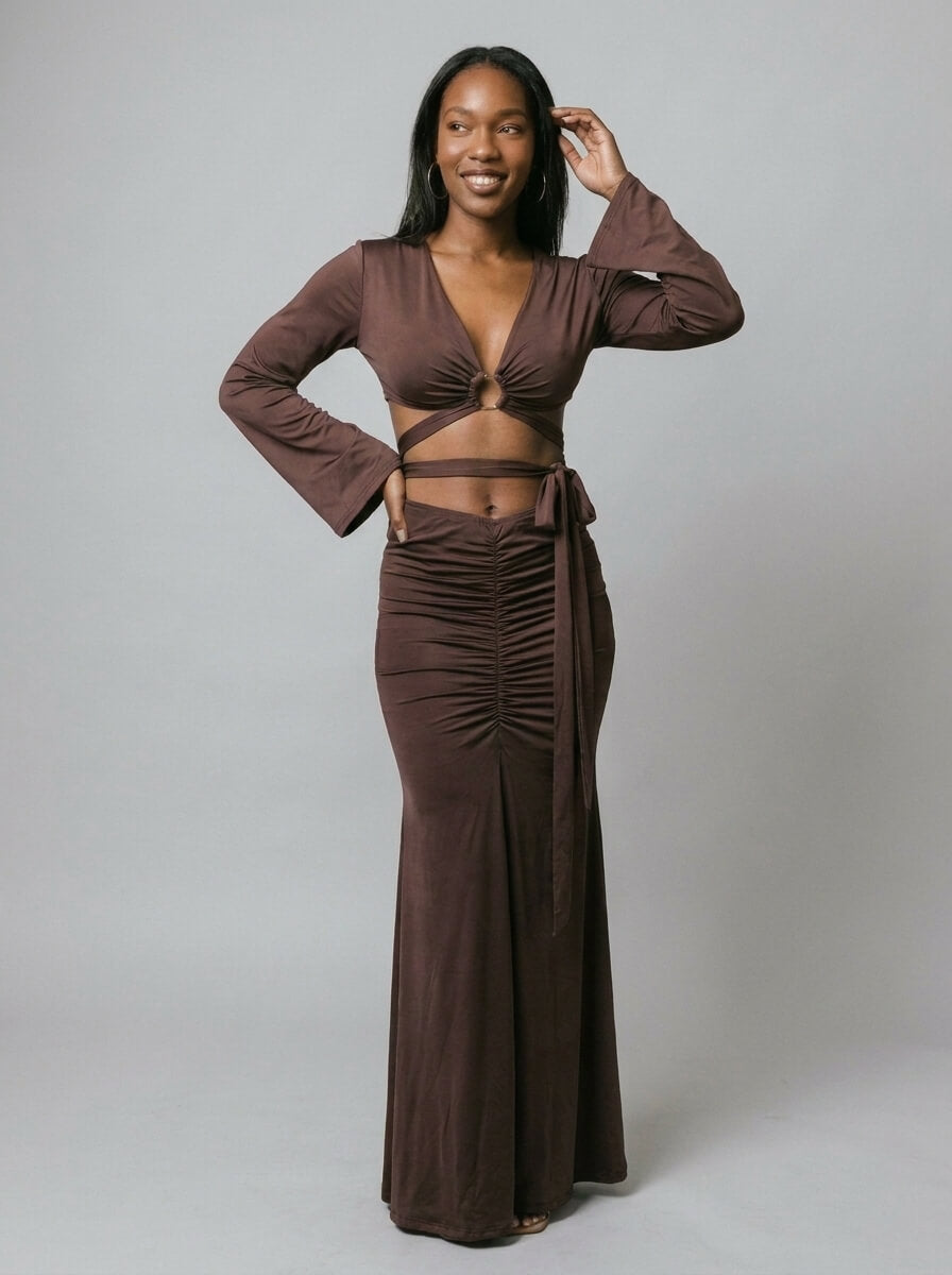 Layla Ring Cutout Maxi Set