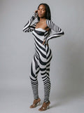 Zara Swirl Shrug & Jumpsuit Set