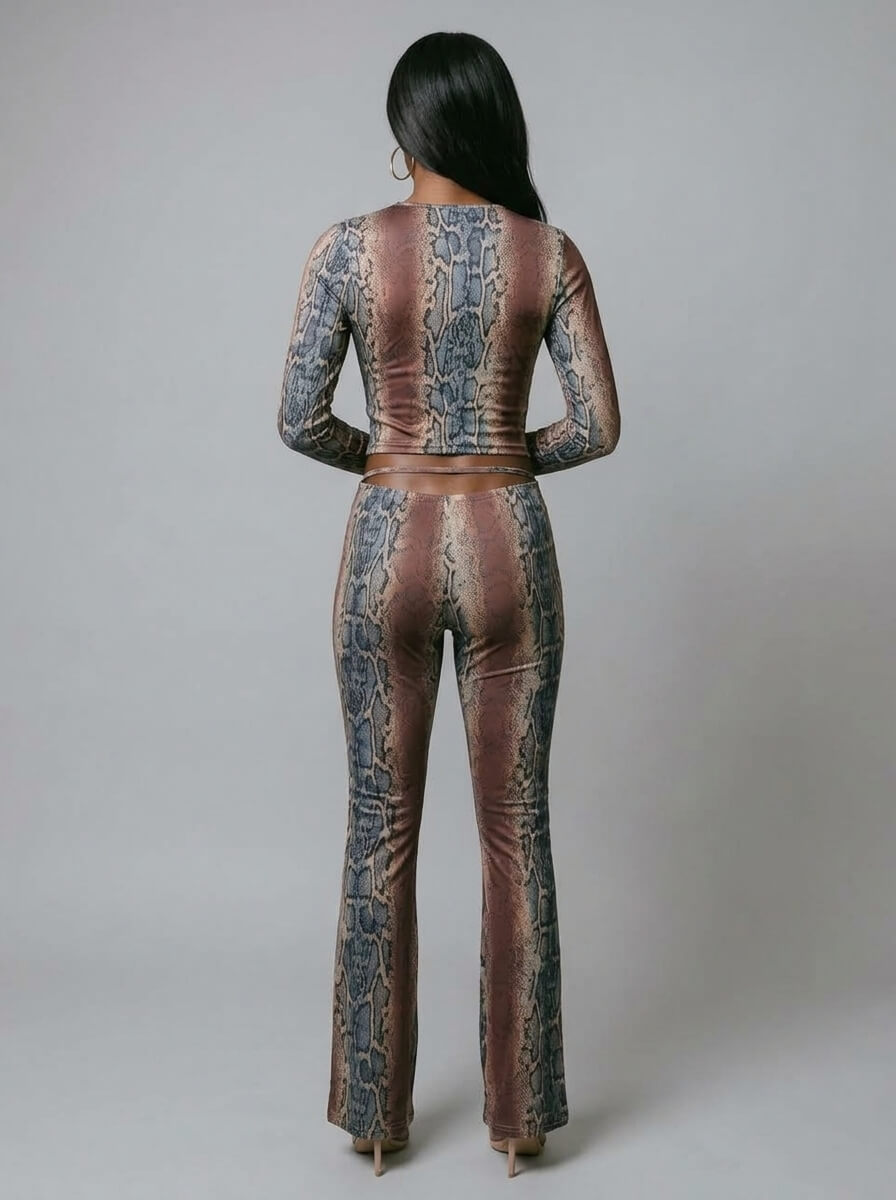 Zaria Snake Flare Set