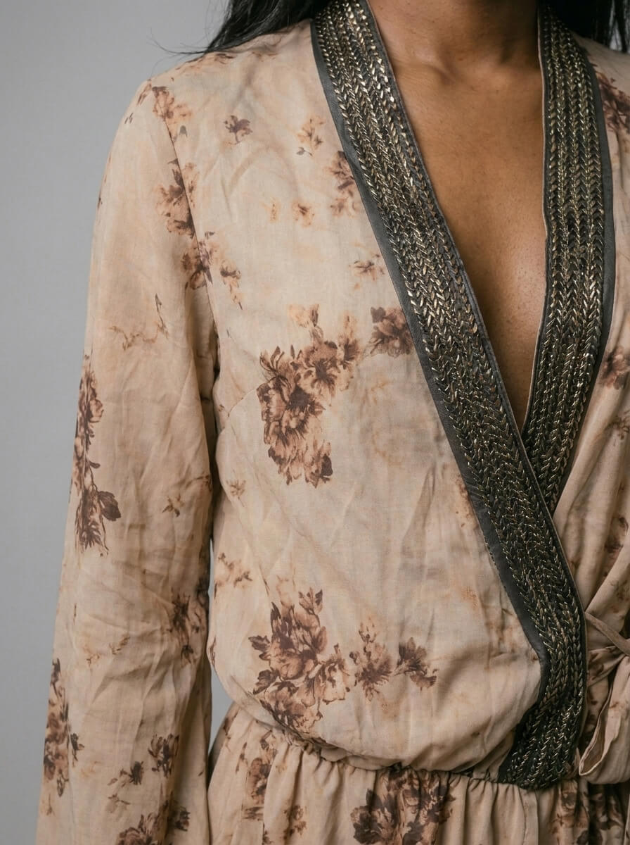 Alexis Floral Bell Sleeve Mini Dress
