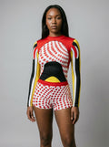Zendaya Graphic Top & Shorts Set