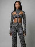 Talia Cutout Flare Jumpsuit